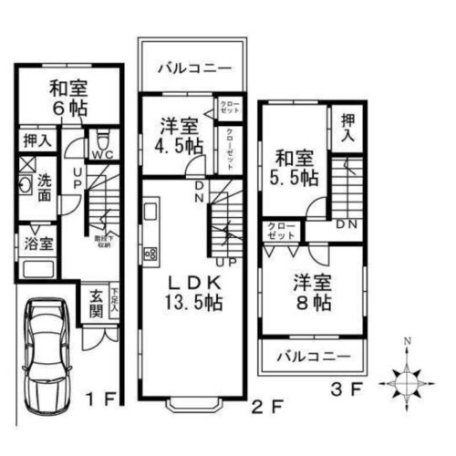 淡路3丁目賃貸戸建