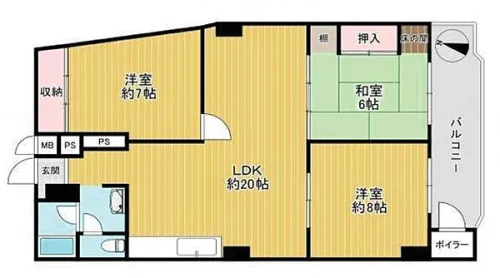 新大阪第１ダイヤモンドマンション　間取り(間取)