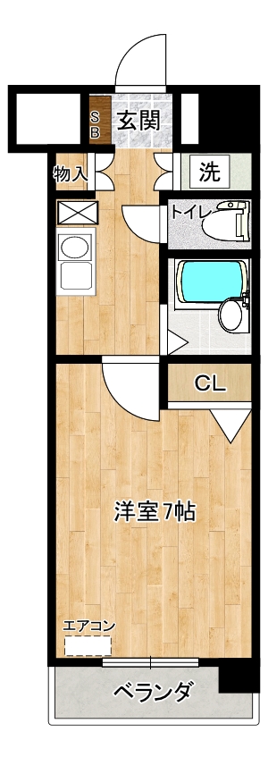 コート淡路　305号室(間取)